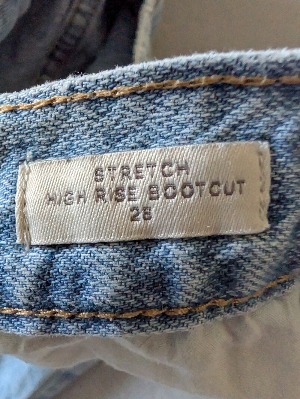 PacSun High Rise Bootcut Light Wash Distressed Jeans Soft Cotton Boho Sz 28/6R image 7
